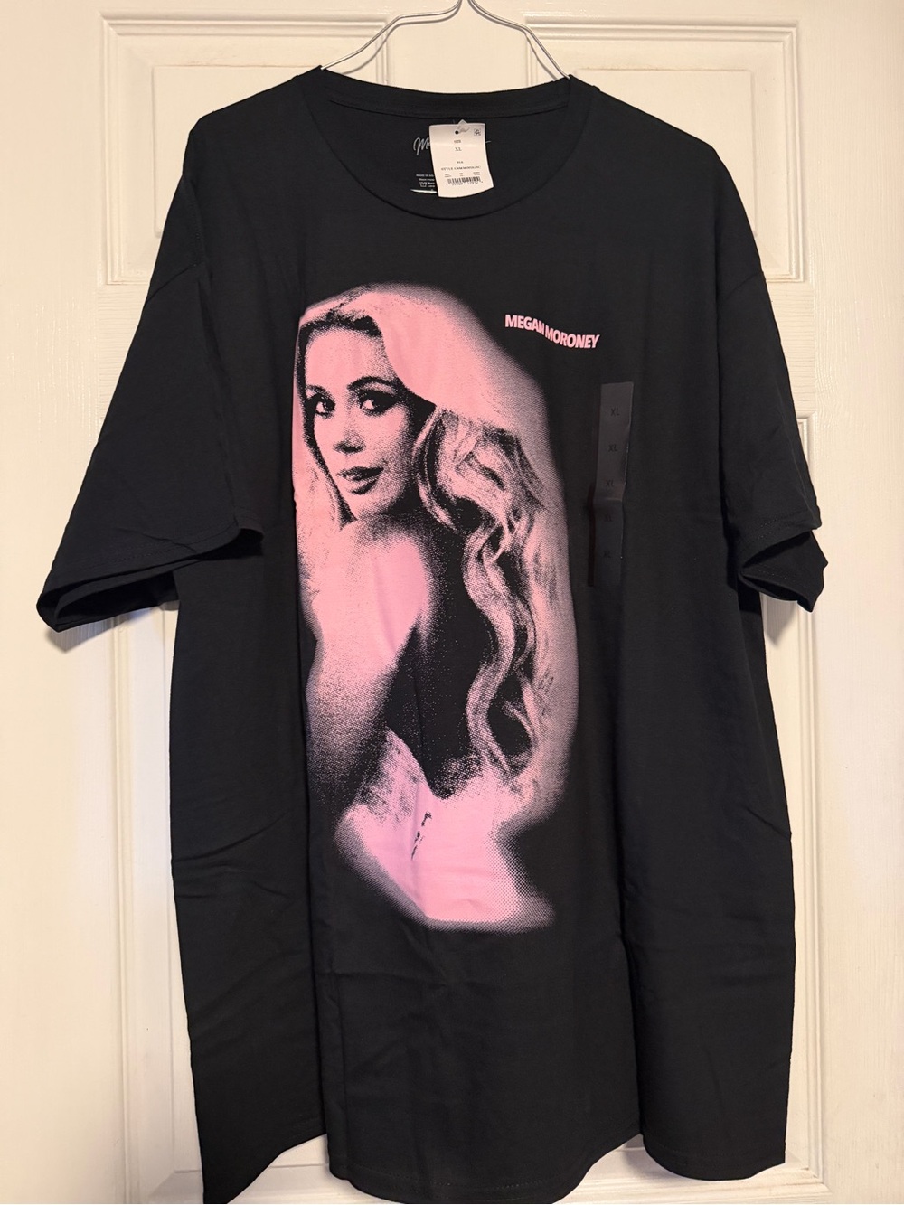 Target Black Tee with Pink Graphic Megan Moroney